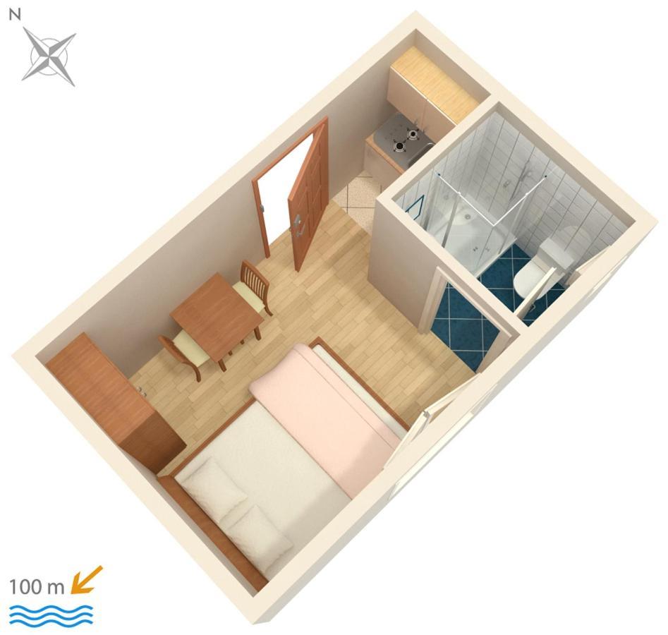 Apartments By The Sea Podaca, Makarska - 516 المظهر الخارجي الصورة